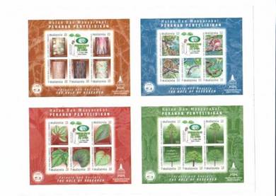 Mint Stamp Sheet Impef Role Research Malaysia 2000