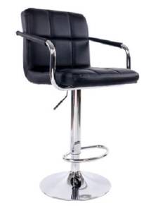 Adjustable chair bar stool black hitam kerusi 1