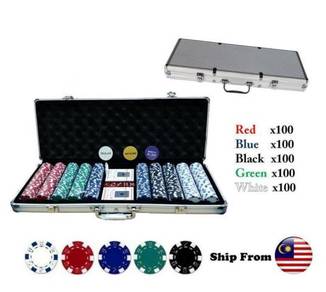 Poker Game Set With 500 Chips