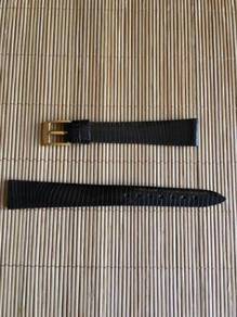 VINTAGE H/Finish Lizard Leather Watch Strap 14mm