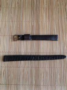 BAND IT Brown Genuine Lizard Leather Strap 10mm