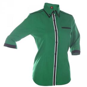 Corporate Uniform Ladies F13366 Milo Green/Black