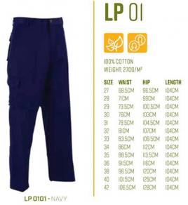 Worker Pant Seluar Pekerja color Navy Blue LP0101