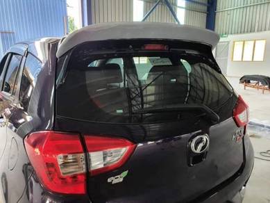 New myvi 2020 add on ducktail spoiler with paint 1