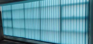 LANGSIR PEJABAT l vertical blind install