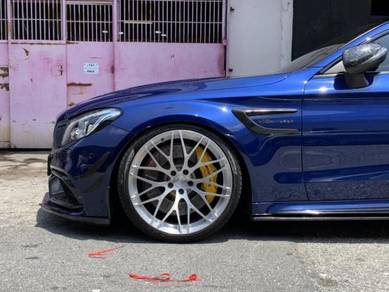 Mercedes Benz W205 C63S Fender Scoop Trim Carbon