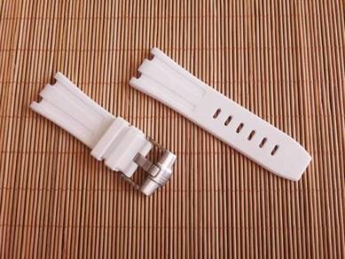 AUDEMARS PIGUET 28 mm White Rubber Watch Strap