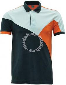 Baju Tshirt POLO Lacoste Grey/Orange/White