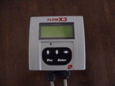 Fls low flow paddle wheel flow meter x3