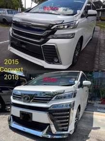 2015 Vellfire Convert 2018 Facelift Bumper Bodykit