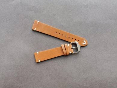 Italian Calf leather 20mm Saddle Tan Watch Strap