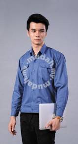 Baju Jaket Pekerja Worker Jacket TC Drill Button