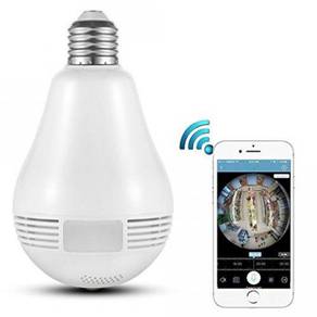 Bulb Cam VR 360 WIFI Panoramic Surveillance IP