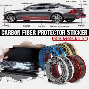 Sticker carbon door step universal