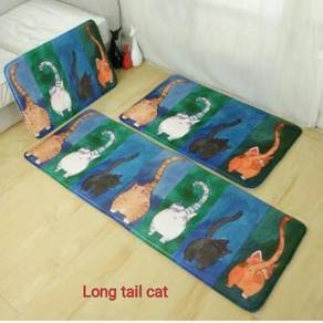Floor mat Cat kucing tikar permaidani rugs carpet