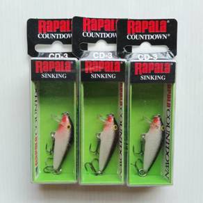 Rapala Countdown 3cm Silver Fishing Lure - Sports & Outdoors for