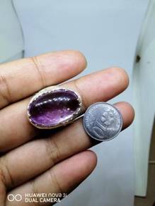 Cincin perak kecubung asli