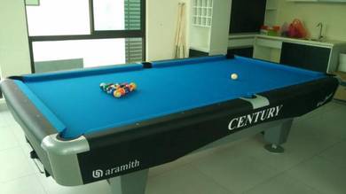 9ft Century Pool Table Black Edition