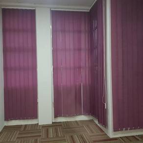PASANG LANGSIR OFFICE l vertical blind curtain