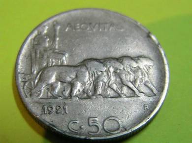 Italy 50 Centesimi 1921