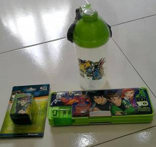 Original Ben 10 children pencil box bottle tumbler