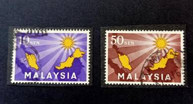 Setem Malaysia 10 & 50 Sen