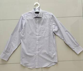Long Sleeve Purple Plaid Shirt