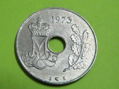 Denmark 25 Ore 1973