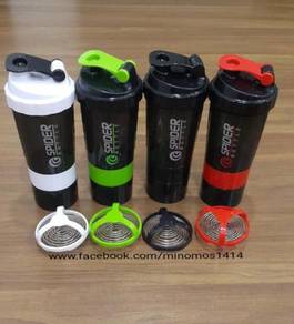 Protein milk shaker bottle gym sport air botol