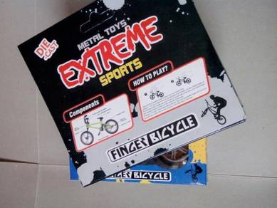 Finger BMX diecast skill toys blue color