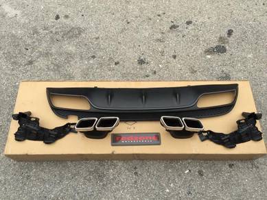 Mercedes W205 C63 Coupe Diffuser with Tail Pipe