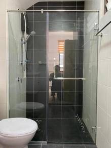 SHOWER SCREEN GLASS l kaca mandian