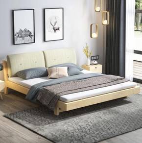 Bed Frame with mattress Katil Besi Single Steel 2