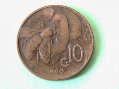 Italy 10 Centesimi 1920