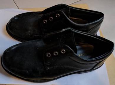 Bata black student school shoes children kids