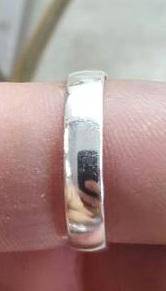 Cincin perak belah rotan