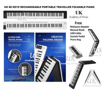 UK Bluetooth Rechargeable Portable 88 Keys PRO Tra