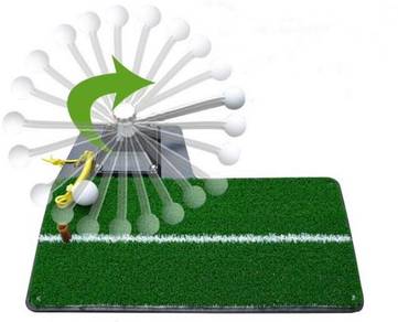 Golf Swing Trainer Mat 3-in-1 Practice