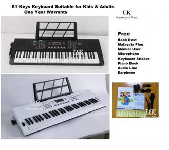 UK 61 Keys Digital Piano Electronic Keyboard Packa