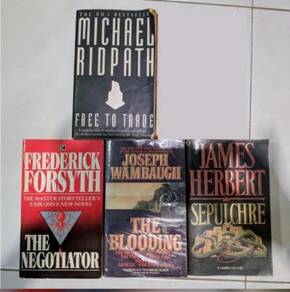 English novel story books michael ridpath negotiat