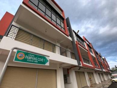 The Pampang Cove 3 storey shop-offices (First and Second floor)