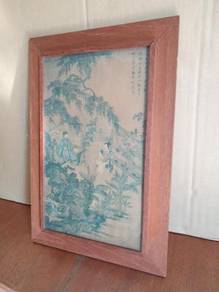(B613) Vintage 1970's Solid Wood Picture Frame