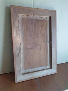 (B613) Vintage 1970's Solid Wood Picture Frame