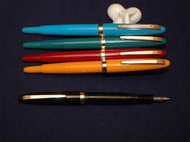 Antique fountain pen for sale, plastic, dual tip