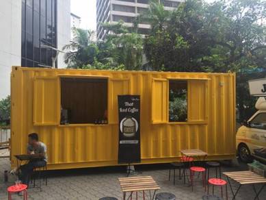 20GP Container Kedai / Food Kiosk Container