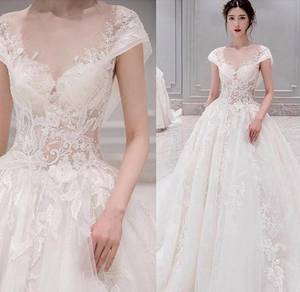 White fishtail wedding bridal dress gown RB1728