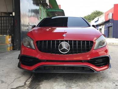 Mercedes W176 Facelift A45 Carbon Lip Canard Kit