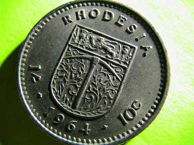 Rhodesia 10 Cents 1964