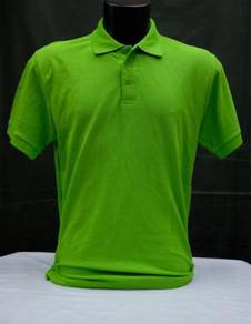 Tshirt Kosong Dewasa Berkolar Polo/Lacust 215gsm
