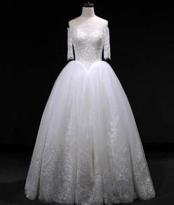 White wedding bridal dress gown RB2092